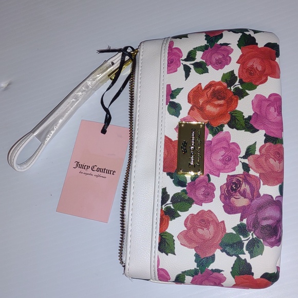 ๐JUICY COUTURE White Romantic Wrist Wallet๐ท๐๐บ - Picture 4 of 12